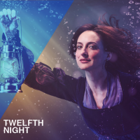 Promotional graphic for the tweth Night with a woman underwater carrying a lantern.