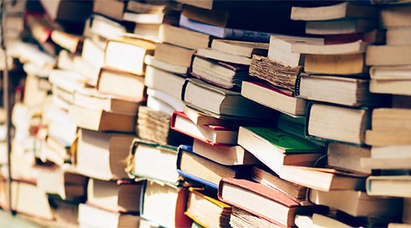 Stacks of books
